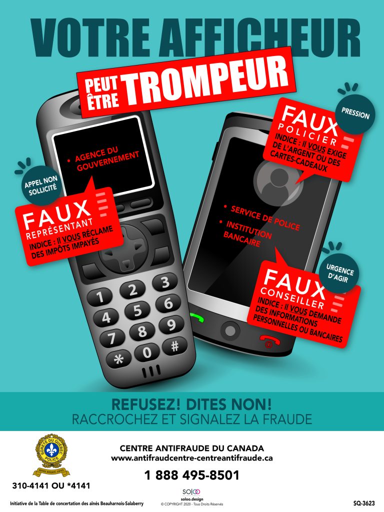 Mise en garde des fraudes